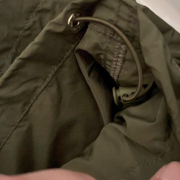 NWT [Moncler] Flared Logo High Waisted Green Trousers Women’s Sz EU 44, US 10/12 - Picture 11 of 16